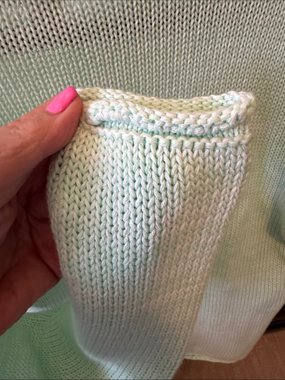 Lilly Pulitzer Seafoam Crewneck Sweater, Cotton Coastal luxury, medium - Picture 12 of 14